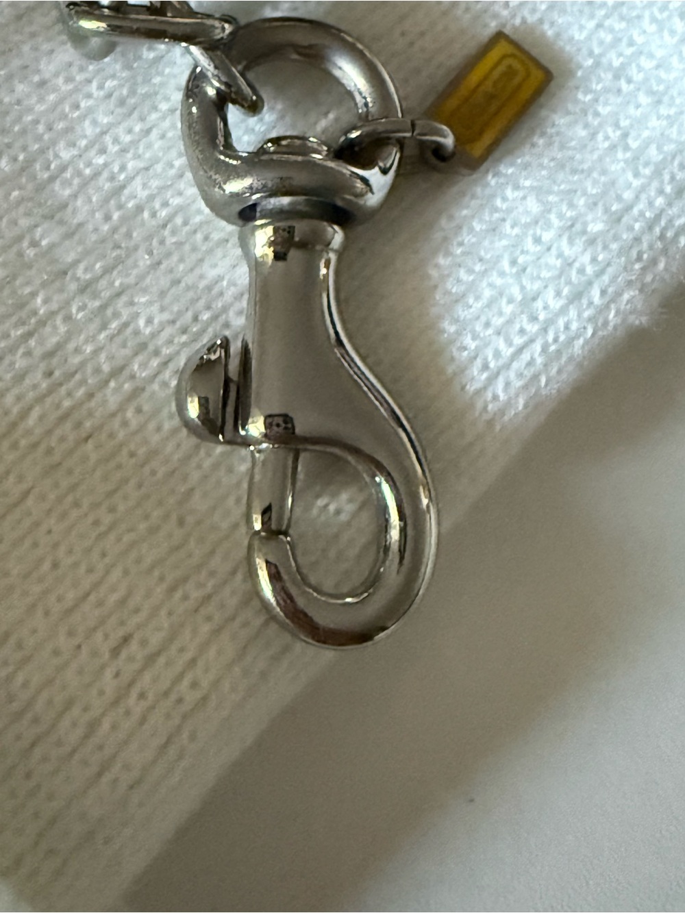 Coach Y2K vintage Daisy flower multicolor patchwork bag charm keychain - Picture 12 of 15